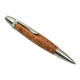 匠のボールペン 高級天然木 花梨（かりん） こぶ杢 日本製 パトリオットペン 回転式 SP15301