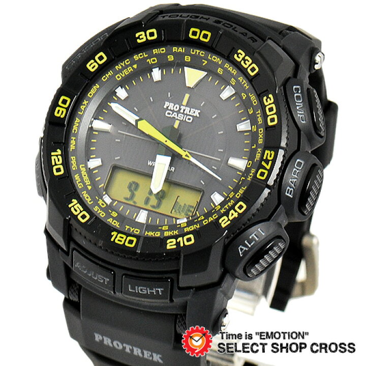 楽天市場】カシオ CASIO プロトレック PRG-550-1A9ER PRO TREK タフ 
