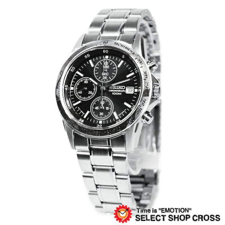 楽天市場】【3年保証】 セイコー SEIKO クロノグラフ クオーツ メンズ 