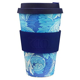 ecoffee cup エコーヒーカップ WILLIAM MORRIS ウィリアムモリス タンブラー 400ml 600507 Acanthus ブルー マイカップ ギフト プレゼント ナチュラル