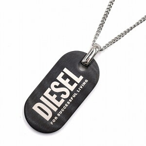 DIESEL ディーゼル DX1349040 ネックレス ドッグタグ ペンダント アクセサリー メンズ レディース 【A対応商品】