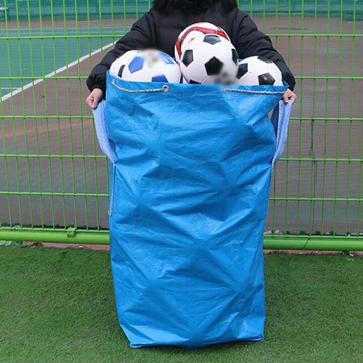 楽天市場】 巾着型 サッカー ボールバッグ 190L 大量収納可 ボール収納 