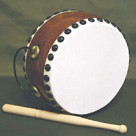 玩具太鼓 平胴白 50号【和太鼓】　（バチ2本付き）たいこ タイコ 子供 贈り物