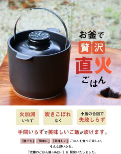 究極のごはん鍋 HACHI 2合炊き レシピ本付き 大慶 ステンレス 取っ手付き 有田焼 韓国コスメフェイスパック&薬用入浴剤付き 鍋 なべ ナベ ご飯 ごはん ゴハン ふっくらごはん 米 コメ こめ キ