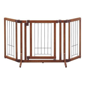 ペット用 木製おくだけドア付ゲート S ブラウン (ペット住関連用品/ケイジ・サークル/ゲート)