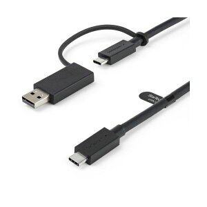 StarTech.com USB Type-C�P�[�u�� �ϊ��A�_�v�^�t�� 1m USBCCADP 1�{