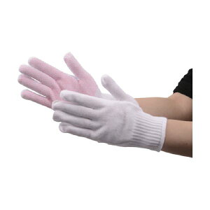 〔まとめ〕 TRUSCO女性用 すべり止め手袋 10G TGAGW-10G 1双 〔×10セット〕 使い捨て手袋 使いきり手袋