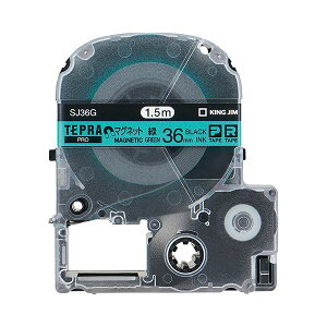 �i�܂Ƃ߁j �L���O�W�� �e�v�� PRO �e�[�v�J�[�g���b�W �}�O�l�b�g�e�[�v 36mm �΁^������ SJ36G 1�� �y×4�Z�b�g�z