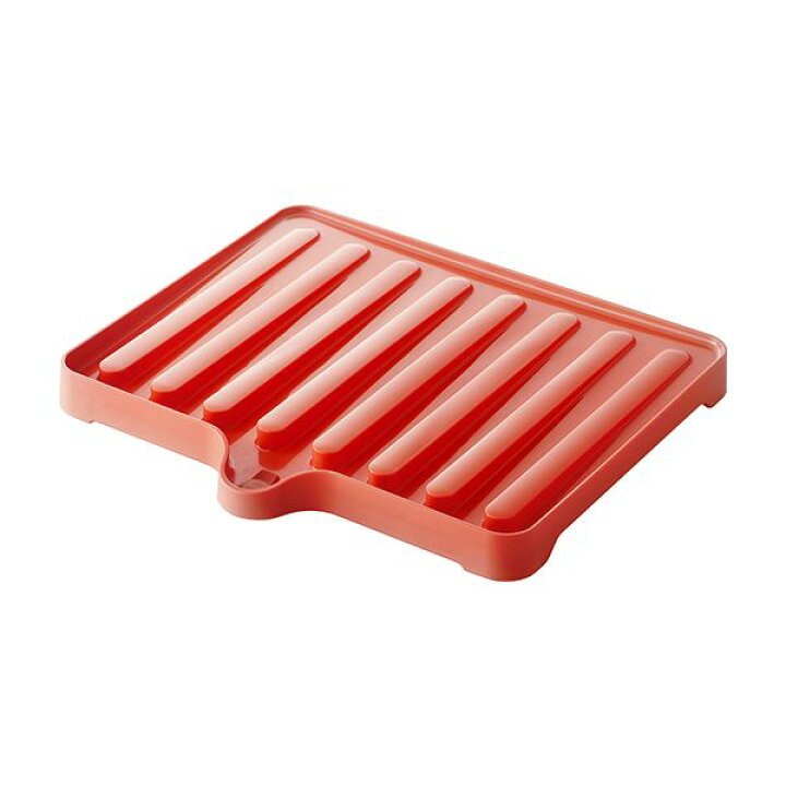 【50セット】 ドレーナー/水切り器具 【レッド】 38.4×34×3.5cm 本体:PP 『リベラリスタ』【代引不可】 Shop E-ASU 麺類用 湯切り 調理器具 日本製 木製取っ手付き 『パール金属 ミドルプロ 木柄うどんテボ』