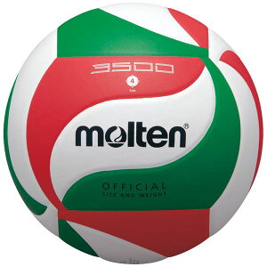 【モルテン Molten】 バレーボール 【4号球】 人工皮革 高耐久性 V4M3500 〔運動 スポーツ用品〕