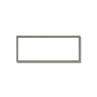 〔 長方形額 〕 木製額 カラー長方形額 450×200mm グリーン 縦横兼用額 カラー4色展開 額 額縁 フレーム