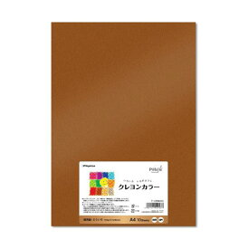 (まとめ) 長門屋商店 いろいろ色画用紙クレヨンカラー A4 どういろ ナ-CRM003 1パック（10枚） 【×30セット】