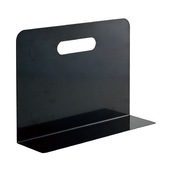 楽天市場】（まとめ）LIHITLAB ブックエンド・タイプ A7352-24 黒（×30