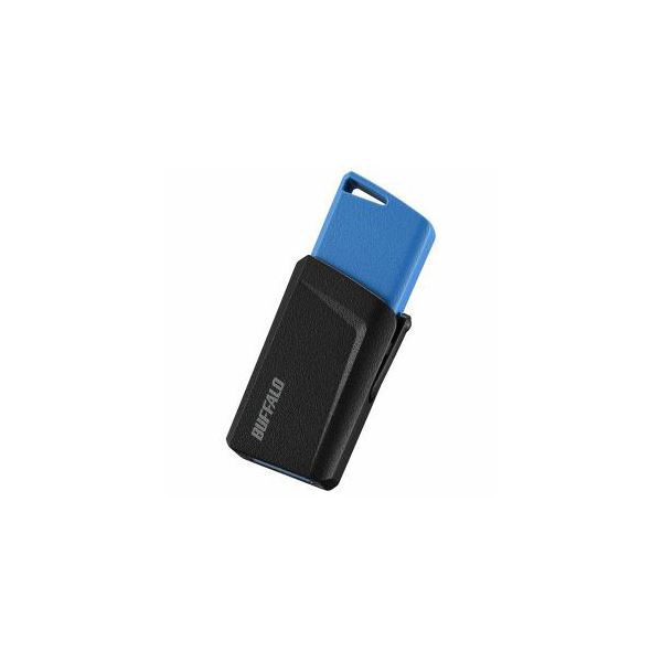 BUFFALO USBメモリ 豊富なギフト 半額品 64GB RUF3-SP64G-BL ブルーRUF3-SP64G-BL ブルー