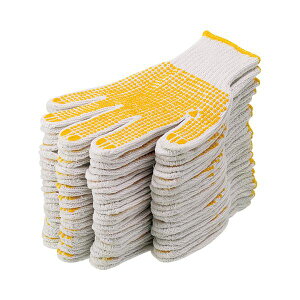 (まとめ) TANOSEE すべり止め軍手 1パック(12双) 【×10セット】