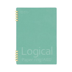 (まとめ)ナカバヤシ ロジカルペーパーリングノート B5 A罫 40枚 NW-B518A 1冊【×10セット】