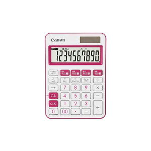 (まとめ)キヤノン ミニ卓上電卓 LS-105WUC-PK【×3セット】