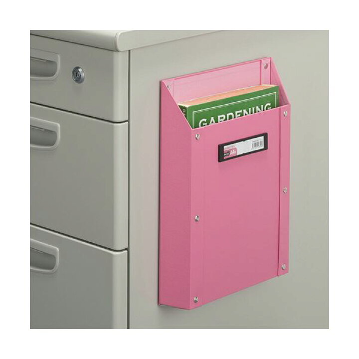 楽天市場】(まとめ) TANOSEEマグネットボックス（貼り表紙） A4タテ型 ピンク 1個 【×10セット】 : Shop E-ASU