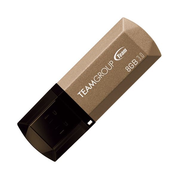 （まとめ） TEAM USB3.0キャップ式USBメモリ8GB TC15538GD01【×10セット】