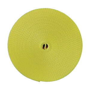 (まとめ) TRUSCO ナイロン平ベル 1.6t×30mm×10m 黄色 TNB3010-Y 1巻 【×3セット】