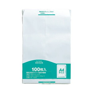 (まとめ)マルアイ 事務用封筒 PK-128W 角2 白 100枚【×5セット】