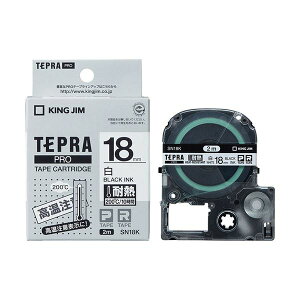 (�܂Ƃ�) �L���O�W�� �e�v�� PRO�e�[�v�J�[�g���b�W �ϔM���x�� 18mm ��/������ SN18K 1�� �y×10�Z�b�g�z