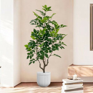 人工観葉植物 リアル ガジュマル 本物そっくり インテリアグリーン フェイクグリーン 大型 害虫駆除不要 枯れないグリーン 人工植物装飾 観葉樹 観葉植物 インテリアウェディング飾り ベラ