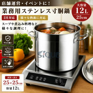 ������ 25cm �X�e�����X ������ IH�Ή� �X�e�����X�� 12L ��^ ���� ���� ��e�� �W�t�� �Ɩ��p ������ ����� �ł��Ȃ� ���� �Ȃ� �� �ύ��ݗ��� �傫���� ���ł� �X�[�v �p�X�^ ���[���� �J
