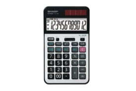 シャープ EL-G37 学校用電卓 12桁 早打ち機能（2キーロールオーバー）SHARP 電卓 計算機 学校用 簿記 商業 計算