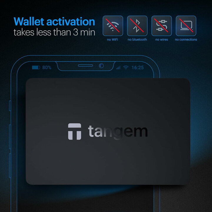 楽天市場】tangem ウォレット 3cards 安全な暗号資産ウォレット ビット  
