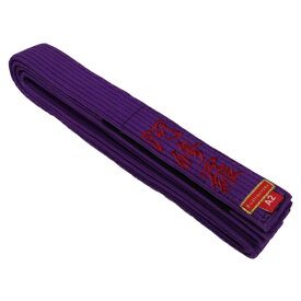 ブルテリア 柔術帯 bjk-917 BULLTERRIER Ashura帯 Special Edition 紫