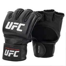 UFC ユーエフシー UFC オフィシャルファイトグローブ Mサイズ オープンフィンガー BLACK ブラック 黒 UHK-69909 総合格闘後 キックボクシング 武道 空手 ライジン