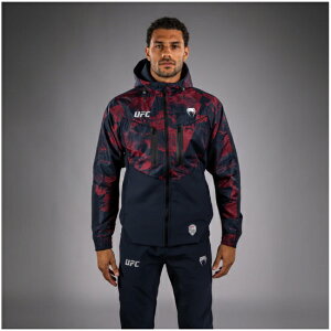 VENUM ���F�i�� UFC Zenith by Venum Authentic Fight Week �W�b�v�p�[�J�[ �����Y - �l�C�r�[�u���[/�o�[�K���f�B/�V���o�[ �x�i�� VNMUFC-00426-455