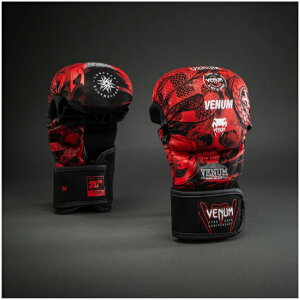 VENUM ���F�i�� 20th Anniversary �X�p�[�����O�O���[�u - �u���b�N/���b�h �x�i�� VENUM-06110-100 �p�E���h MMA ���� �i���Z