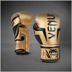 VENUM ���F�i�� ELITE �{�N�V���O�O���[�u - �S�[���h/�u���b�N �x�i�� VENUM-1392-449 �i���Z �L�b�N�{�N�V���O ����