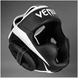 VENUM ���F�i�� ELITE �w�b�h�M�A - �u���b�N/�z���C�g �w�b�h�K�[�h �x�i�� VENUM-1395-108 �i���Z �L�b�N�{�N�V���O ����