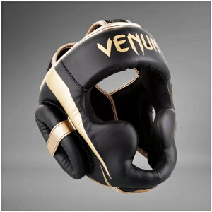 VENUM ���F�i�� ELITE �w�b�h�M�A - �u���b�N/�S�[���h �w�b�h�K�[�h �x�i�� VENUM-1395-126 �i���Z �L�b�N�{�N�V���O ����