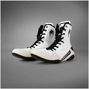 VENUM ���F�i�� ELITE �{�N�V���O �V���[�Y - �z���C�g/�u���b�N �C �x�i�� VENUM-03681-210 �i���Z �L�b�N�{�N�V���O ����