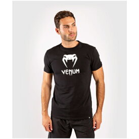 VENUM ヴェナム CLASSIC Tシャツ - ブラック ベナム VENUM-03526-001 半袖 メンズ 格闘技 キックボクシング 総合