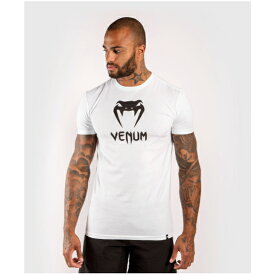 VENUM ヴェナム CLASSIC Tシャツ - ホワイト ベナム VENUM-03526-002 半袖 メンズ 格闘技 キックボクシング 総合