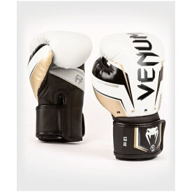 VENUM ヴェナム ELITE EVOボクシンググローブ - ホワイト/ゴールド ベナム VENUM-04260-226 格闘技 キックボクシング 総合