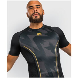 VENUM ヴェナム RAZOR COMPRESSION T シャツ - 半袖 - ブラック/ゴールド ラッシュガード ベナム VENUM-04673-126 総合格闘技