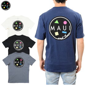 マウイアンドサンズ バッククッキーロゴプリント サークル 半袖Tシャツ （MAUI and Sons TU1002 メンズ ロゴ カジュアル サーフTシャツ）