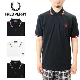 フレッドペリー ライン入りポロシャツ M12 FRED PERRY SHIRT メンズ 鹿の子 フレッドペリーポロ イングランド製 フレッドペリーシャツ