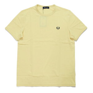 �t���b�h�y���[ �R�b�g��T�V���c ���� �����|�C���g FRED PERRY M3519 CHAMPIONS-GOLD X83 �C�G���[ ���F �����Y RINGER T-SHIRT �X�|�[�c�X�^�C�� �N���[�l�b�N �h�J �V���v��
