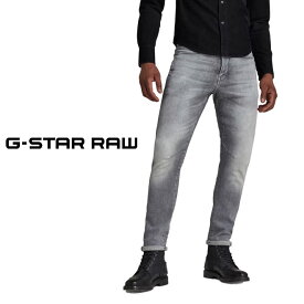 ジースター ロウ スリムフィットデニムパンツ G-STAR RAW メンズ D05385-A634-C464 D-Staq 3D Slim Jean s ブラックジーンズ グレー
