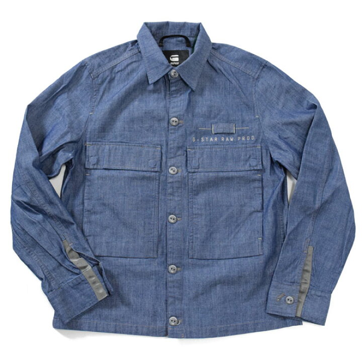 楽天市場】ジースター ロウ シャンブレーシャツ G-STAR RAW D21067 