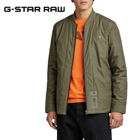 ジースター ロウ 中綿ジャケット アウター MA-1タイプ シャツジャケット G-STAR RAW メンズ D22488-C442-723 10 DEGREES PADDED JACKET 秋冬 カーキ グリーン