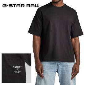 ジースター ロウ リラックスフィットTシャツ 半袖 G-STAR RAW D24381-D593-6484 メンズ ロゴ シンプル ワンポイント オーバーサイズフィット MOTION BOXY T-SHIRT