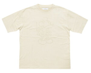 �W�����u�� �~�b�L�[�}�E�X�h�J T�V���c JOHN BULL JT252C03 ���C�g�x�[�W�� 004 MICKEY MOUSE Embroideryt T�V���c �����Y ���f�B�[�X